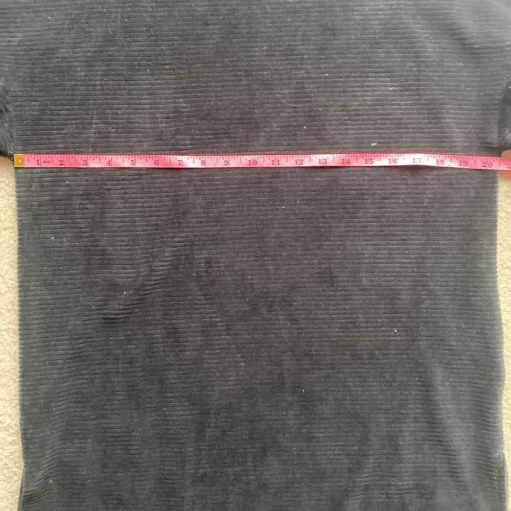A New Day Women's Mock Turtleneck Velour Rib Tunic Sweatshirt!